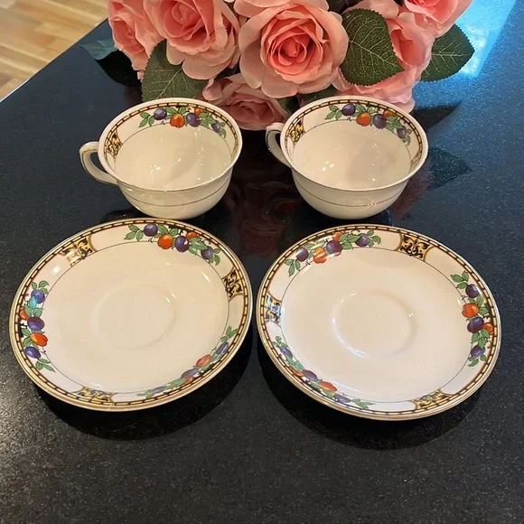 Cup & Saucer - MADDOCK, JOHN & SONS - Pattern is Manchester -Set of 2 - Picture 4 of 16